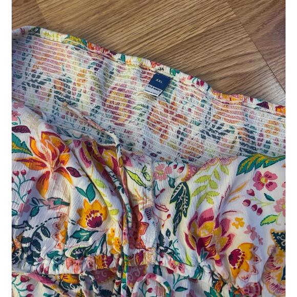 Old Navy Fit & Flare Floral Crinkled Halter Maxi Dress Size XXL - Picture 8 of 8